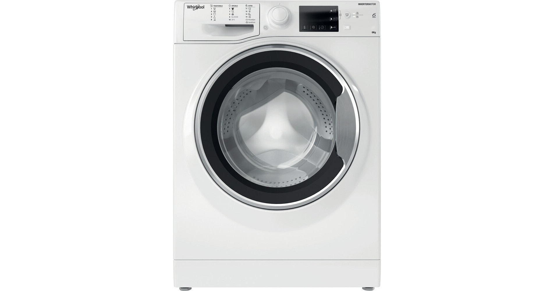 Whirlpool WRBSB 6249 SEU Πλυντήριο Ρούχων 6kg 1200 Στροφών