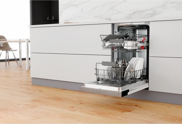 Whirlpool WSBC 3M27 X Εντοιχιζόμενο Πλυντήριο Πιάτων 44.8cm για 10 Σερβίτσια Λευκό