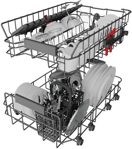 Whirlpool WSBC 3M27 X Εντοιχιζόμενο Πλυντήριο Πιάτων 44.8cm για 10 Σερβίτσια Λευκό