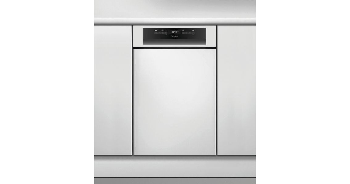 Whirlpool WSBO3O34PFX Εντοιχιζόμενο Πλυντήριο Πιάτων 44.8cm για 10 Σερβίτσια Λευκό