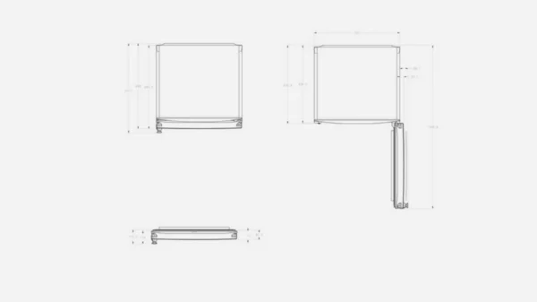 Whirlpool WT70E 831 X Aqua Δίπορτο Ψυγείο 419lt No Frost Υ180xΠ70xΒ72.5cm Inox