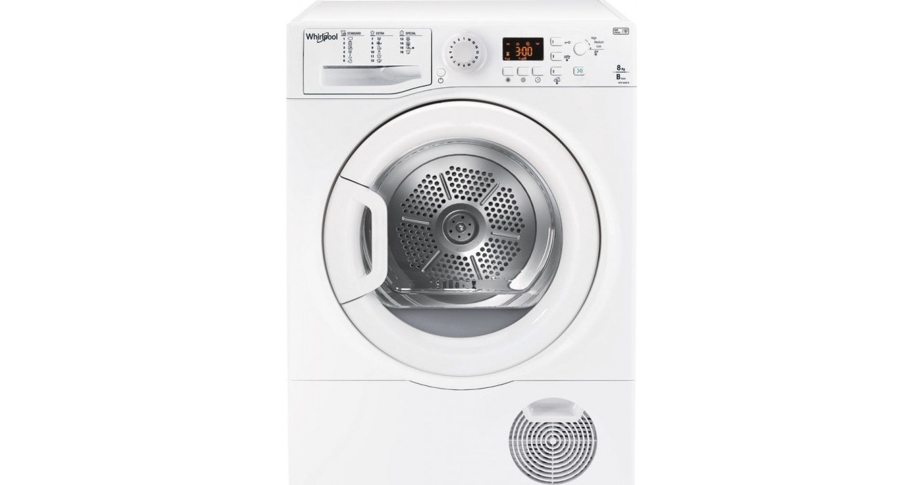 Whirlpool WTD 850B W EU Στεγνωτήριο Ρούχων 8kg