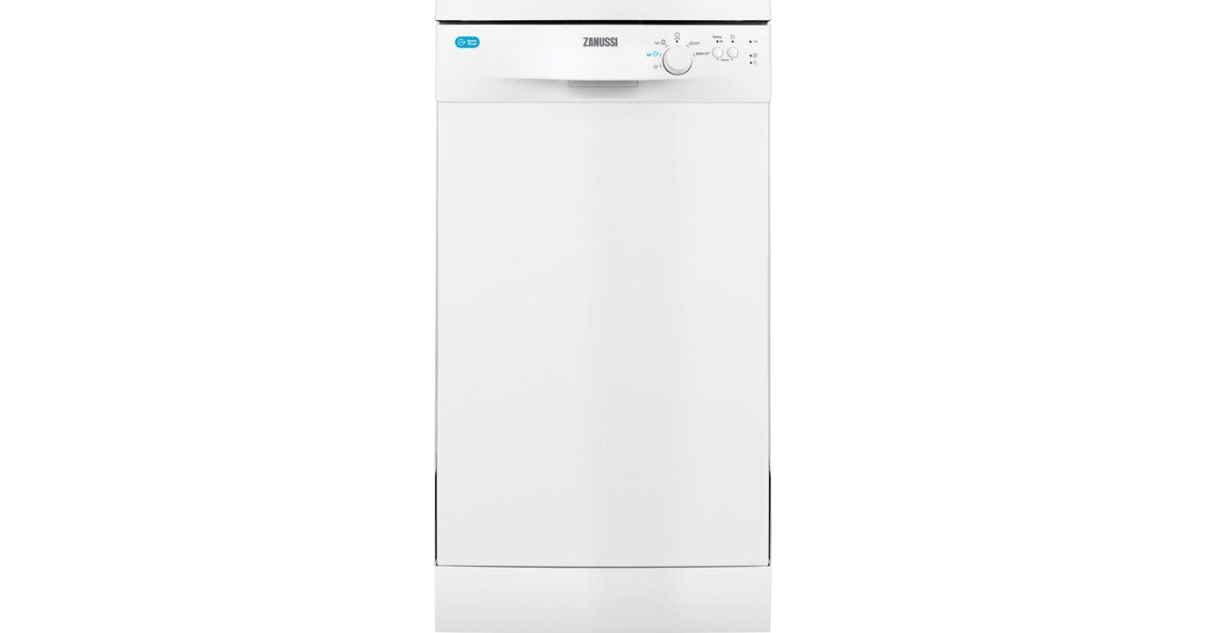 Zanussi ZDS12002WA Ελεύθερο Πλυντήριο Πιάτων 44.6cm για 9 Σερβίτσια Λευκό