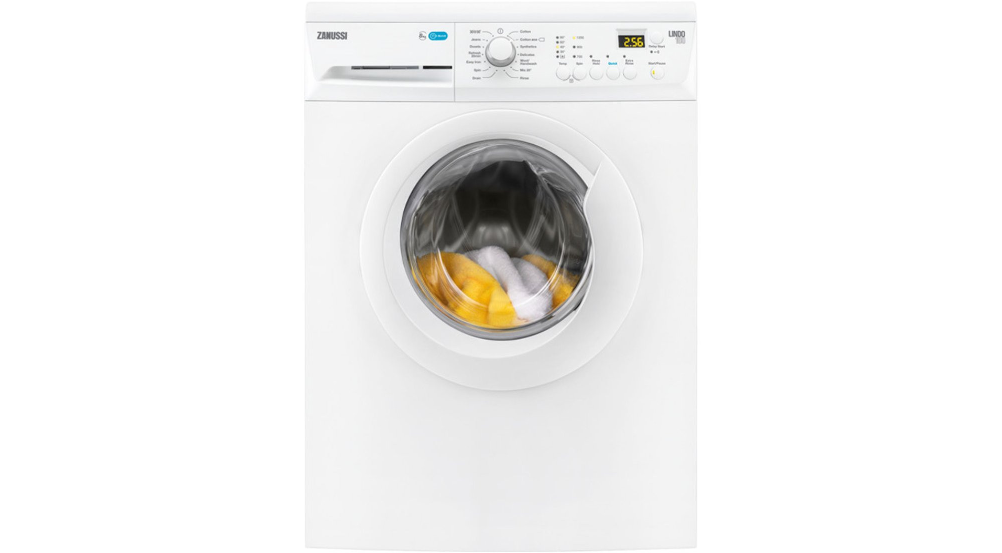 Zanussi ZWF81243W Πλυντήριο Ρούχων 8kg 1200 Στροφών