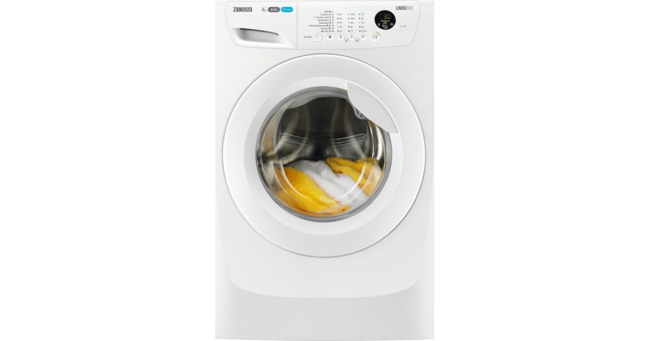 Zanussi ZWF81263W Πλυντήριο Ρούχων 8kg 1200 Στροφών