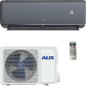 AUX Q-Series ASW-H12C5A4/QCR3DI-C0 Κλιματιστικό Inverter 12000 BTU A++/A+ με Ιονιστή και WiFi Grey