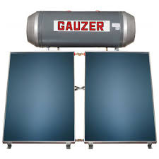 GAUZER GROUP INKA 200lt/4m² Glass Διπλής Ενέργειας έως 48 δόσεις με επιλεκτικό συλλέκτη
