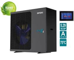 Sendo HeroXS SHP-12HXSP1 Αντλία Θερμότητας Μονοφασική 12kW 75C Α+++ R290 Και Κλιματιστικό Τοίχου Sendo Pegasus SND - 09/PGS2 Inverter 9.000 Btu